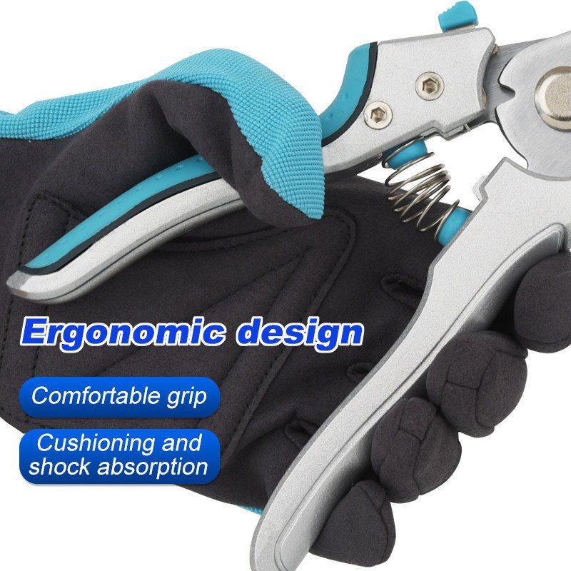 Bypass pruning shears handle